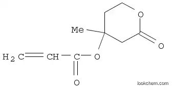 Molecular Structure of 189620-78-8 (2-Propenoic acid, tetrahydro-4-methyl-2-oxo-2H-pyran-4-yl ester)
